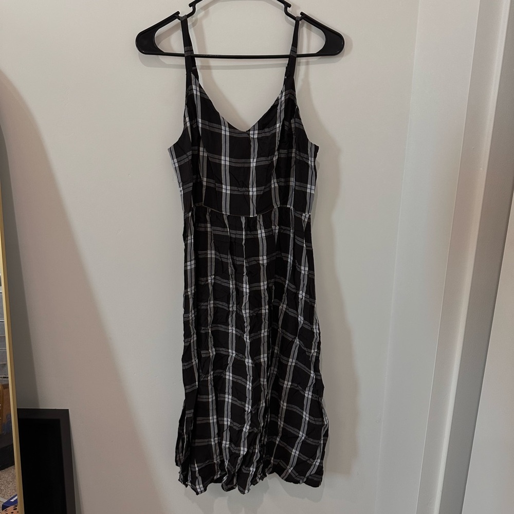 Plaid Tank Top Dress